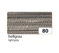 Folia 77880 Cure-pipe fil chenille 8mm gris clair 10p.(T)
