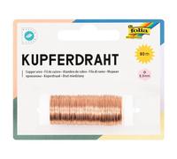 Folia 79244 - Fil de cuivre, 0,3 mm x 80 m, cuivre