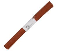 Folia 820161 - Papier crépon 10 Rouleaux Marron châtain Chaque Rouleau Environ 50 x 250 cm, 32 g/m², Papier très élastique et Fin, avec Une Surface irrégulière et Rugueuse.
