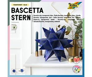 Folia 836/2020 Handicraft Set Star 30 Sheets 20 x 20 cm Blue