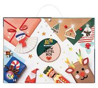 folia 923-WOW MERRY CRAFTMAS, Coffret 133 pièces bricolage, autocollants, accessoires et instructions, Papier carton, multicolore, pas connu