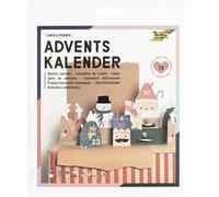 FOLIA Calendrier de l'Avent SANTA & FRIENDS, 72 pièces