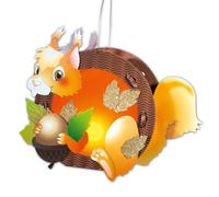Folia 94104 Kit de bricolage lanterne "écureuil