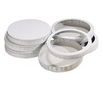 Folia 995 - Boîtes à Fromage, diamètre, 15,3 cm, 10 Paires, Blanc