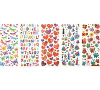 folia Autocollants scintillants "Magie décorative" 100 x 230 mm 5 feuilles
