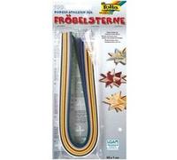 Folia – Bandes de papier pour étoiles de Froebel – Couleurs de Noël