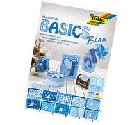 Folia Basics 30 feuilles - Papiers créatifs (30 feuilles), Bleu