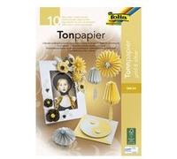 folia Bloc de papier à dessin, A4, 130 g/m2, or et argent G