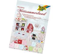 Folia Bloc de Papier à Motifs, Motivblock Mittsommerland