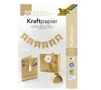 folia Bloc de papier kraft, A4, 20 feuilles, assorti G