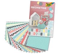 Folia Bloc En Papier À Motif "Géométrie", 240 X 340 Mm,