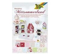 Folia Bloc de Papier à Motifs, Motivblock Mittsommerland