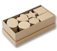 folia Boîtes en carton, 15 pièces, naturel