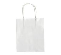 Folia Bringmann 22400 Lot de 20 sacs en papier Blanc 24 x 12 x 31 cm