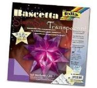 Folia Bringmann Lot Bascetta étoile Transparent 20 x 20 cm, 30 cm de diamètre