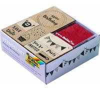 Folia 31104 Ensemble de tampons, Multicolore, Bunt