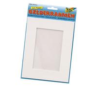 Folia Cadre photo Max Bringmann KG 35187 Carton épais 16,6 x 21,6 cm Plastique blanc