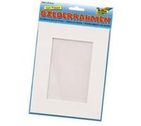 Folia Cadre photo Max Bringmann KG 35187 Carton épais 16,6 x 21,6 cm Plastique blanc