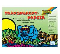 Folia Lot de 10 feuilles de papier transparent Folia - 200 x 300 mm