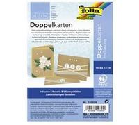 folia Carte double, 105 x 150 mm, 220 g/m2, brun kraft G