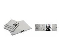 folia Carton à dessin, en carton gris, A4, avec ruban