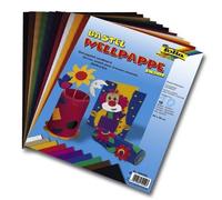 Folia 740409 10feuilles carton - Cartons (10 feuilles), 25 x 35 cm , Coloris Aléatoire
