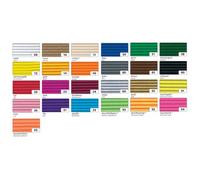 folia Carton ondulé, (L)500 x (H)700 mm, rouge