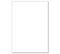 Folia Carton de couleur 50 x 70 cm 220 g/m² blanc 25 feuilles