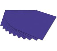 folia carton photo (L)500 x (H)700 mm 300 g/m² violet foncé 10 feuilles