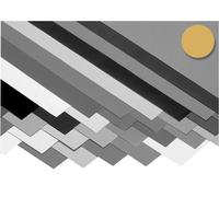 FOLIA Carton de bricolage, (L)500 x (H)700 mm, or brillant