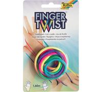 folia Cordon de fil "FingerTwist" 160 cm couleur arc-en-ciel