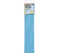 folia couches de papier crêpé (l)500 mm x (L)2,5 m bleu clair 10 couches