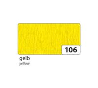 folia Couches de papier crêpé (l)500 mm x (L)2,5 m jaune 10 couches