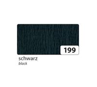 folia Couches de papier crêpé (l)500 mm x (L)2,5 m noir 10 couches