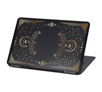 Folia Couverture de film pour ordinateur portable, film adhésif abstrait, autocollant pour ordinateur portable, couverture de protection, autocollant en vinyle (LP97 Mandala, 15 pouces)