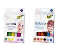 Folia Crayons de maquillage pour enfants – Testés dermatologiquement, lavables – Lot de 6