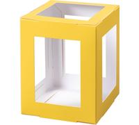 folia Découpe lanterne 135 x 135 x 180 mm jaune 5 pièces