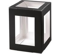 folia Découpe lanterne 135 x 135 x 180 mm noir 5 pièces