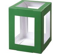 folia Découpe lanterne 135 x 135 x 180 mm vert 5 pièces
