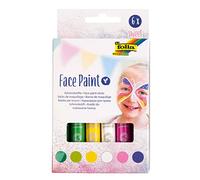 folia Face Paint Sweet Lot de 6 marqueurs colorés pour enfants testés dermatologiquement résistants aux taches lavables à l'eau et au savon pour carnaval et théâtre