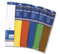 Folia Fein Papier crépon 32 g/m², feuchtfärbend, 50 x 250 cm, 10 couches pour bricolage 9126 silber G