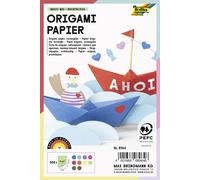 folia Feuilles à plier Origami Papier Basic Mix 100 x 150 mm
