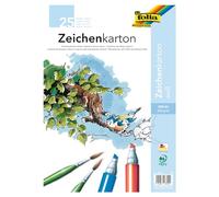 Folia Carton à dessin Bringmann – Format A3 – 200 g – 25 feuilles – Import Allemagne