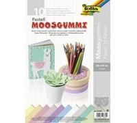 Folia Gommettes en mousse pastel non autocollantes - 10 feuilles - Noir