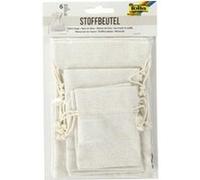 Folia folia sachet en tissu nature, assorti dans 3 tailles noir G