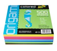 folia Global Art Papier Origami Solide 15,2 x 15,2 cm 500 kg