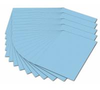 Folia Idena Folia 614/50 30 - Papier photo 300 g/m², A4, 50 feuilles, bleu ciel