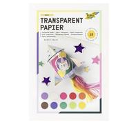 Folia Papier transparent – Lot de 10 feuilles – 200 x 300 mm
