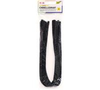 Folia Lot De 10 Fil Métallique Chenille (Cure-Pipe), Noir
