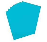 folia Lot de 10 posters en carton teinté sur une face Bleu tourterelle 48 x 68 cm 380 g/m² Idéal pour le bricolage ou la création d'affiches et présentoirs (65306)